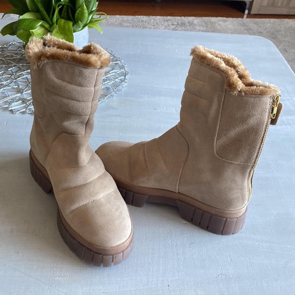 New free people fable faux fur sand suede boots size 38 (US 8) - Picture 13 of 13